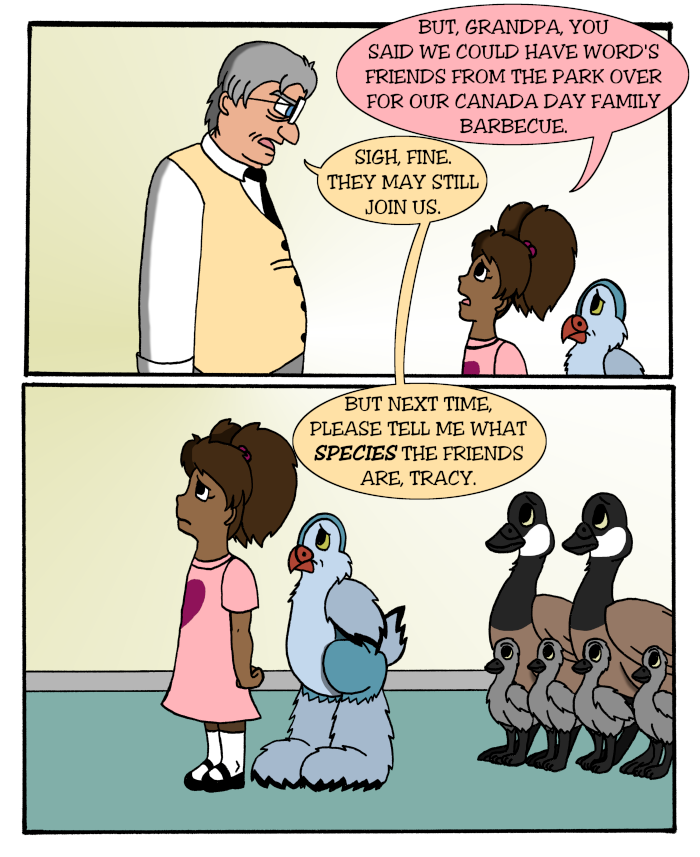 Word is the Bird - Episode 21, Page 1: 21-CanadaDayGuests
