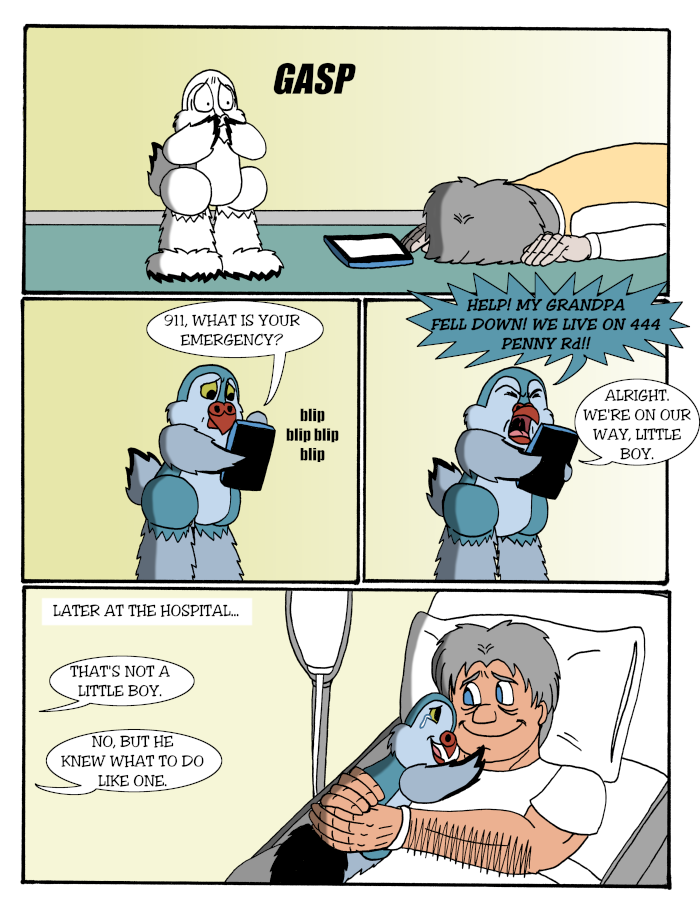 Word is the Bird - Episode 22, Page 1: 22-Emergency-1