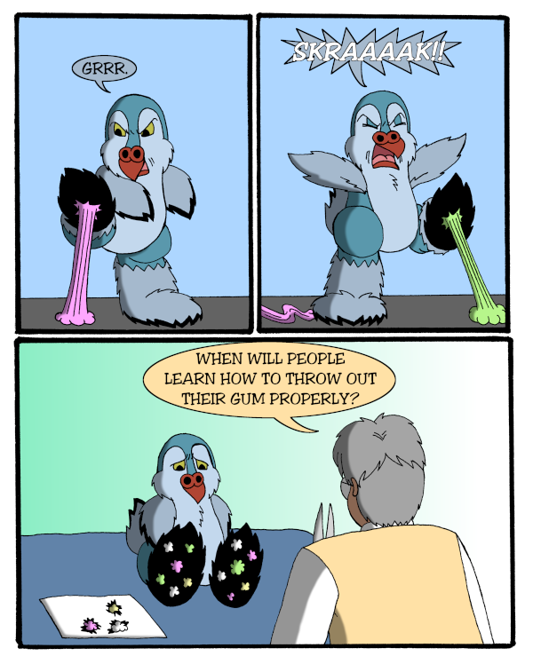 Word is the Bird - Episode 29, Page 1: 29-AStickyTopic