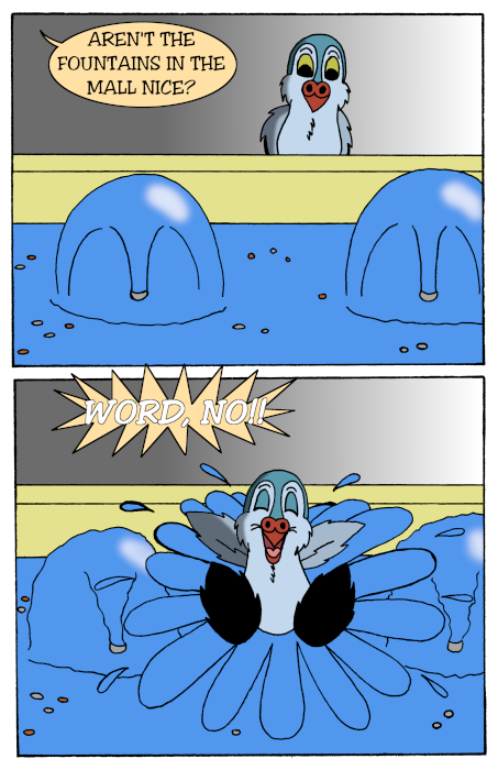 Word is the Bird - Episode 44, Page 1: 44-BigSplash