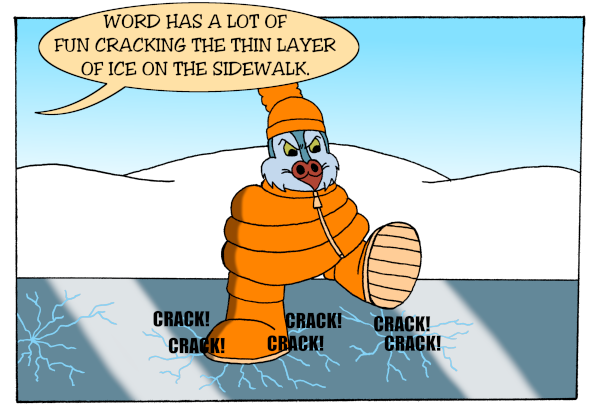 Word is the Bird - Episode 53, Page 1: 8-BreakTheIce