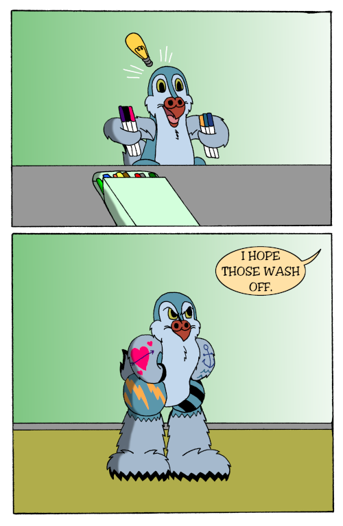 Word is the Bird - Episode 54, Page 1: 9-SelfTattooArtist