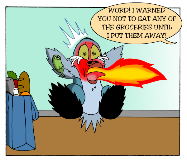 Word is the Bird - Episode 55, Page 1: 10-TasteTestingError