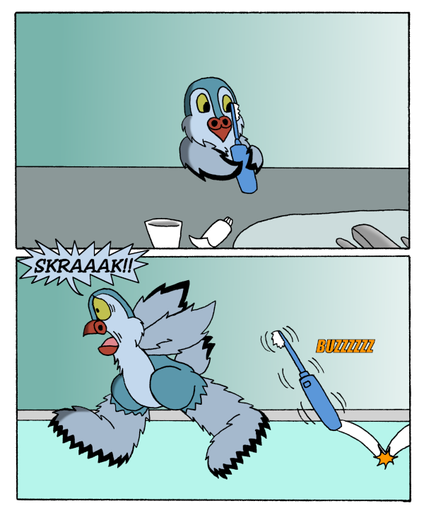 Word is the Bird - Episode 58, Page 1: 13-AttackToothbrush