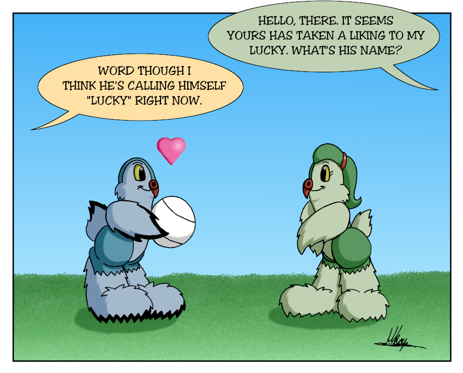 Word is the Bird - Episode 71, Page 1: 4_Lucky_Girl