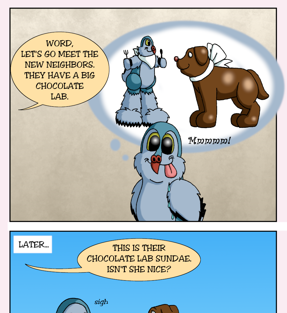 Word is the Bird - Episode 77, Page 1: 10_Chocolate_Sundae