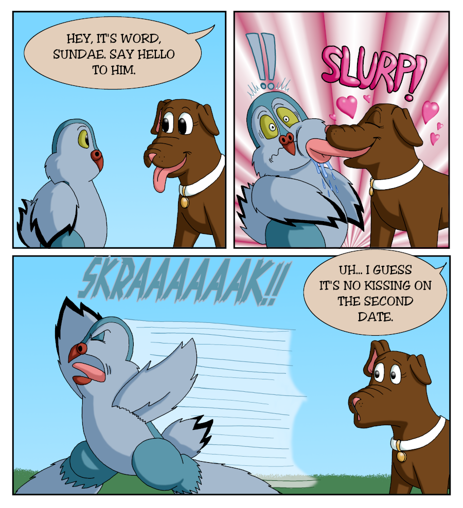 Word is the Bird - Episode 89, Page 1: 22_NoKissing