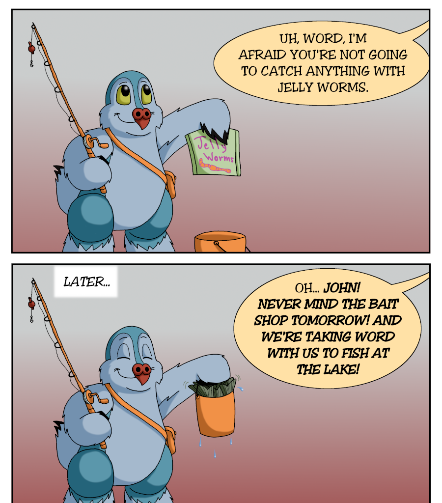 Word is the Bird - Episode 91, Page 1: 24_ASweetCatch