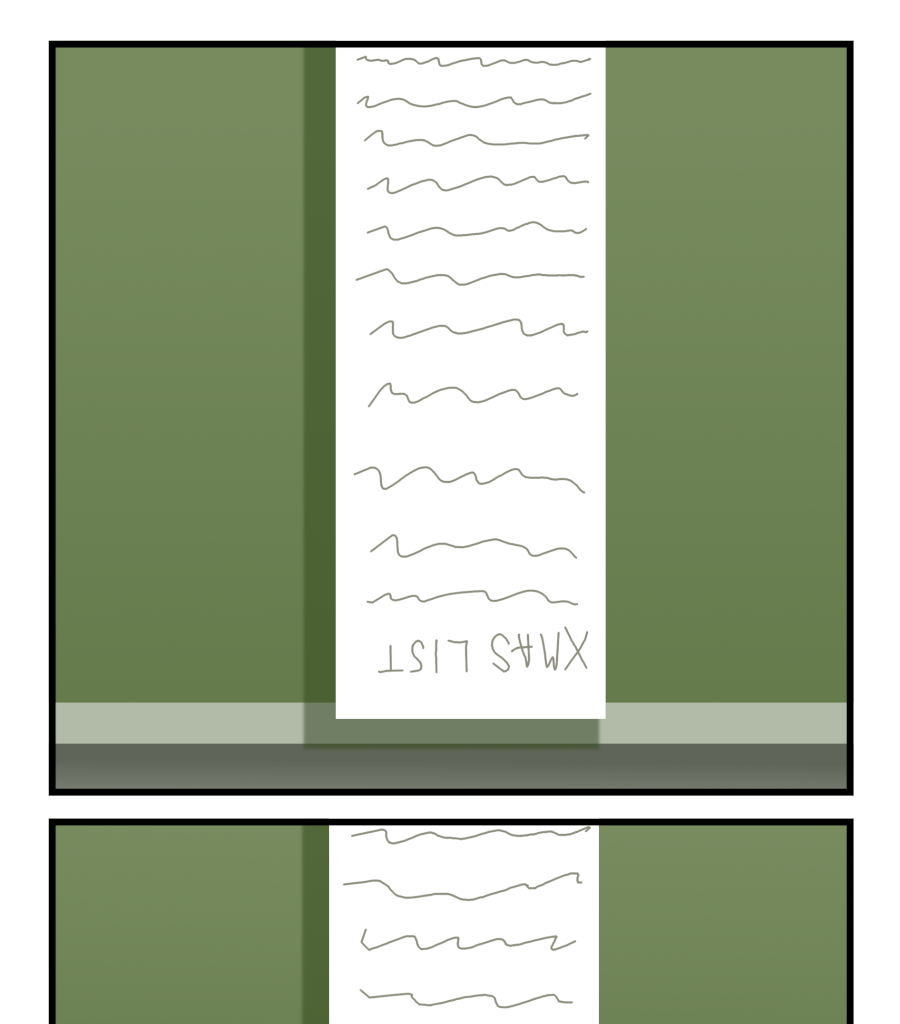 Word is the Bird - Episode 105, Page 1: 38_ChristmasList