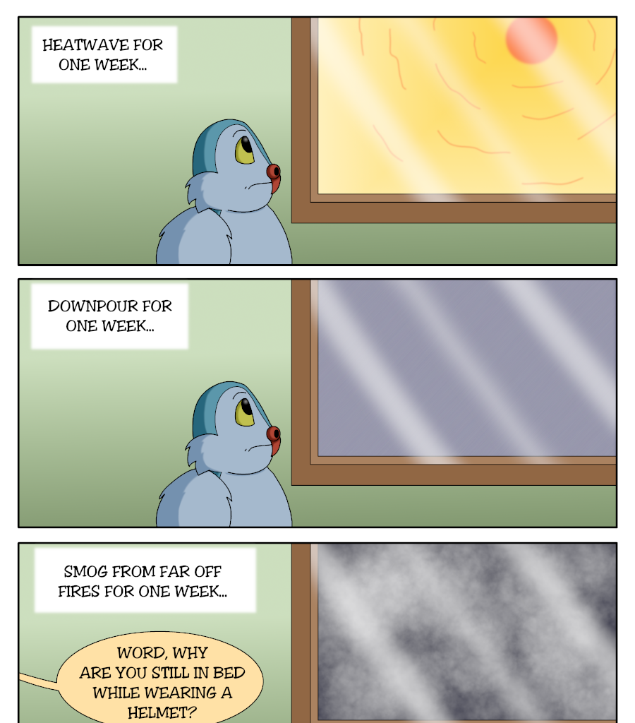 Word is the Bird - Episode 133, Page 1: 25_SweatWorthyWeather