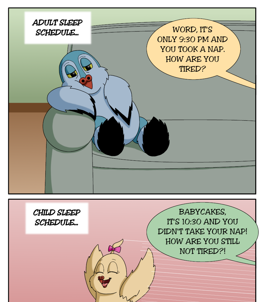 Word is the Bird - Episode 140, Page 1: 32_SleepSchedule