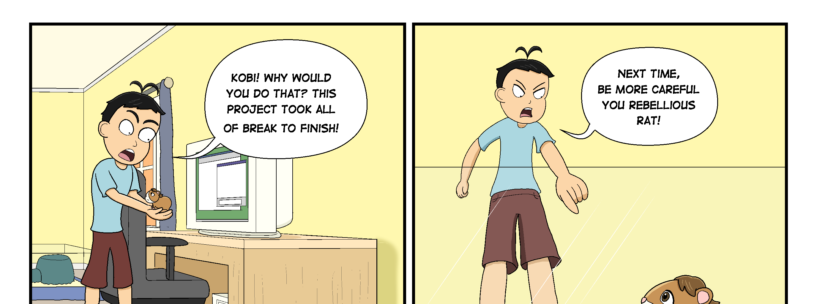 Chion and Kobi - Episode 13, Page 1: Rodent's New Home page 12