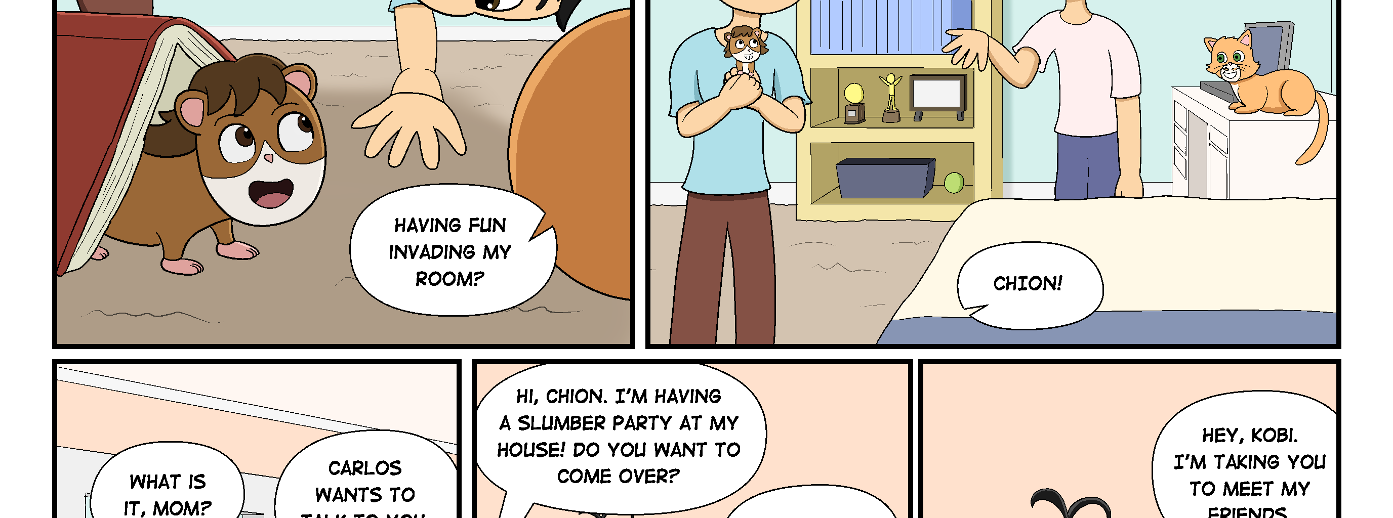 Chion and Kobi - Episode 25, Page 1: New Crowd Page 1