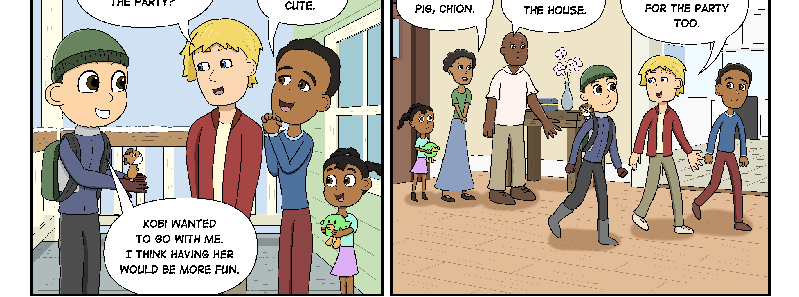 Chion and Kobi - Episode 26, Page 1: New Crowd Page 2