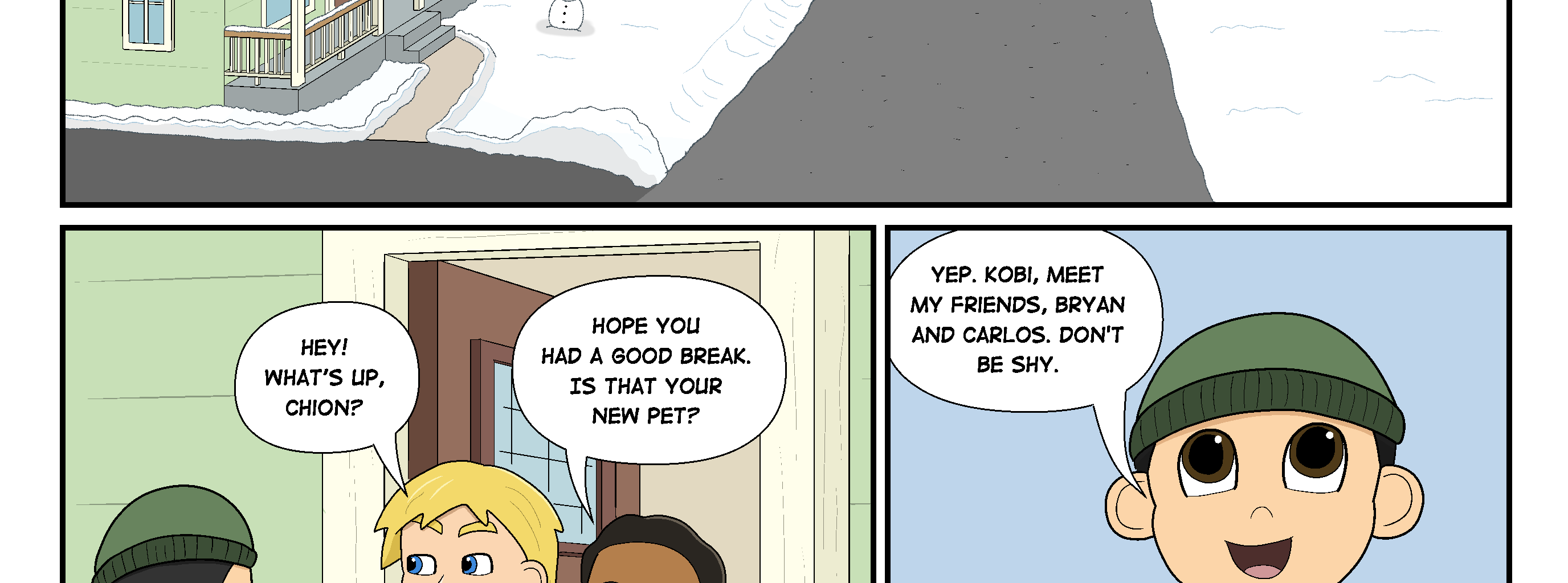 Chion and Kobi - Episode 26, Page 1: New Crowd Page 2