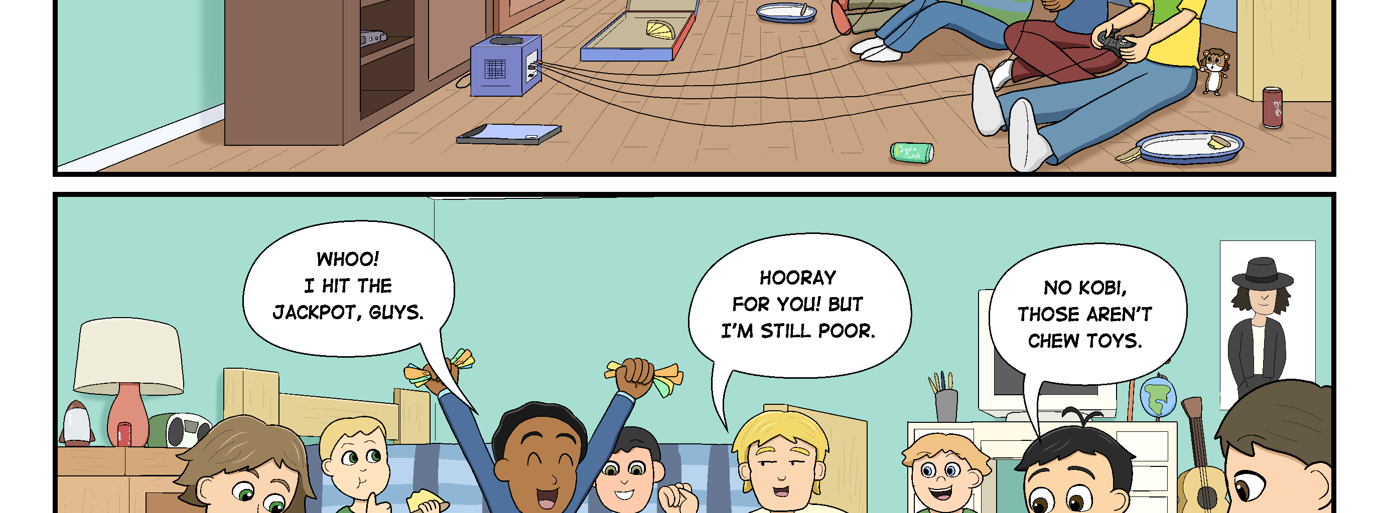 Chion and Kobi - Episode 27, Page 1: New Crowd Page 3