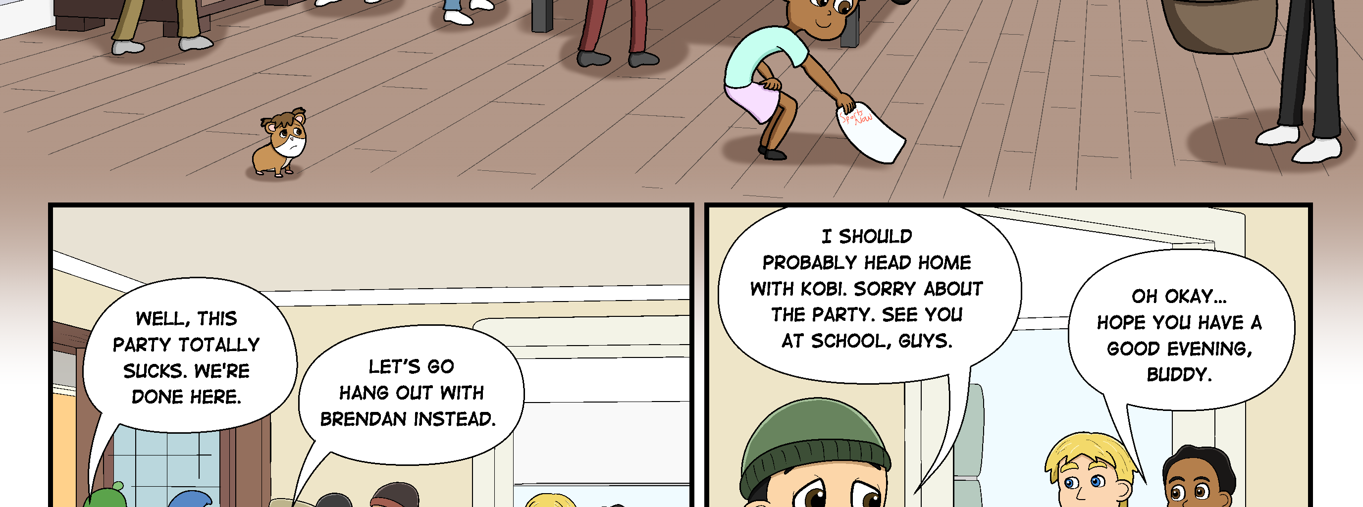 Chion and Kobi - Episode 36, Page 1: New Crowd Page 12