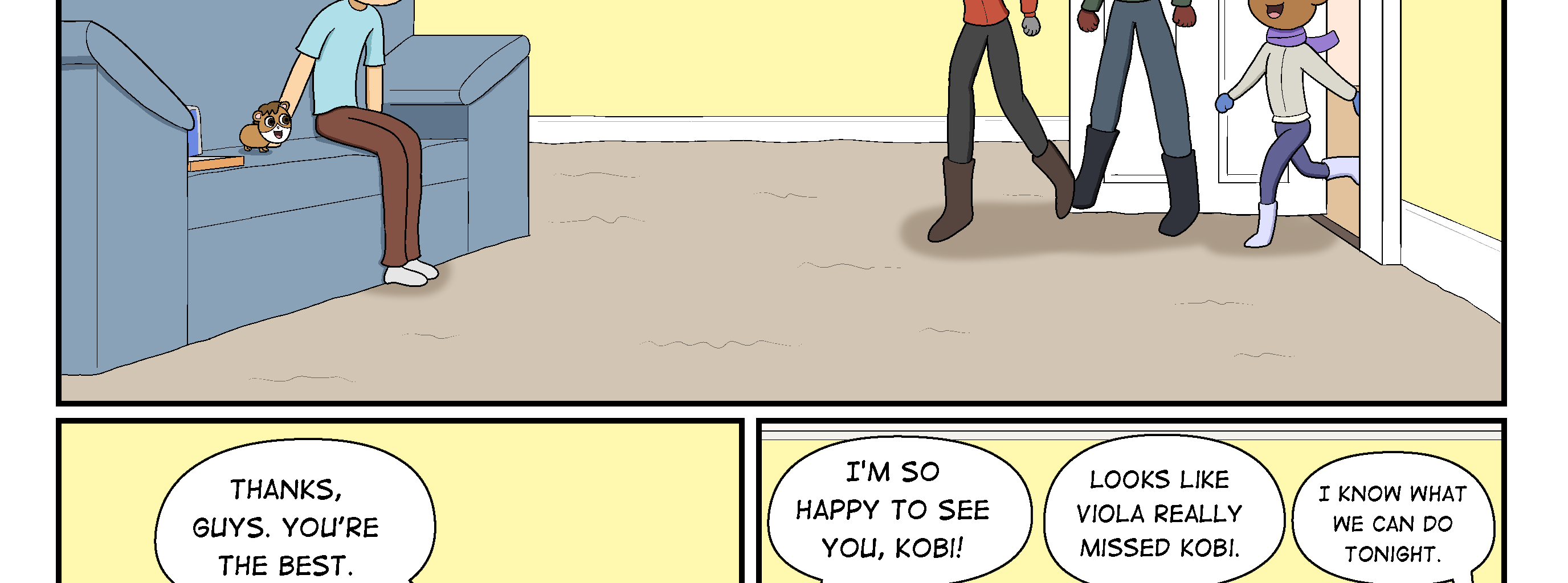 Chion and Kobi - Episode 37, Page 1: New Crowd Page 13