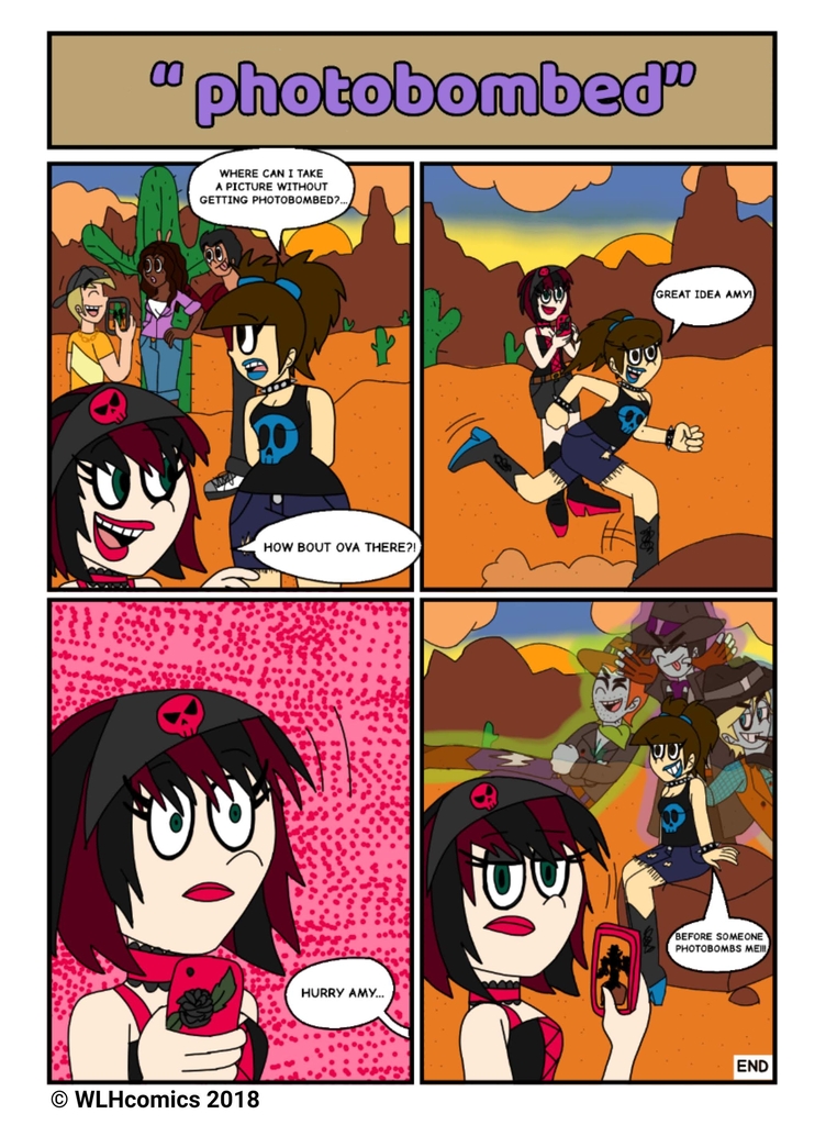 Water Lily High - Episode 3, Page 1: Photobombed
