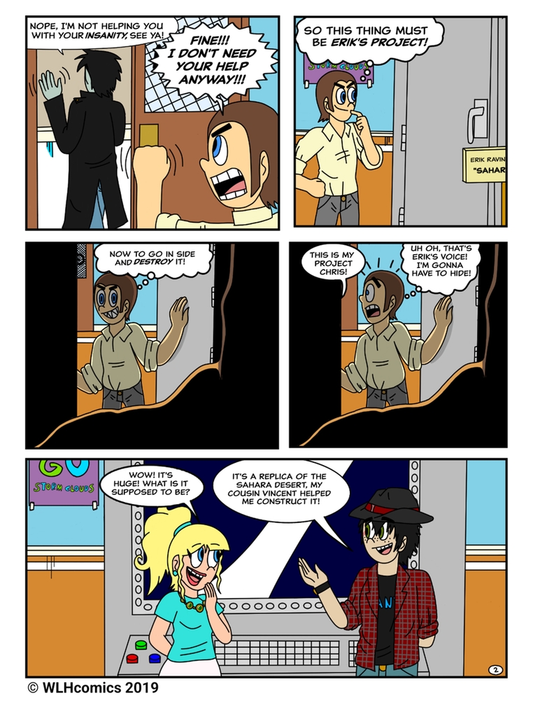Water Lily High - Episode 5, Page 2: Science Un-Fair