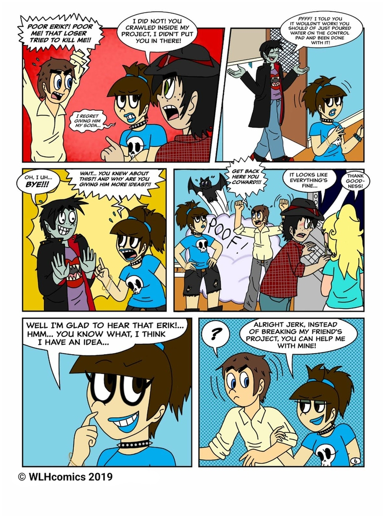 Water Lily High - Episode 5, Page 6: Science Un-Fair