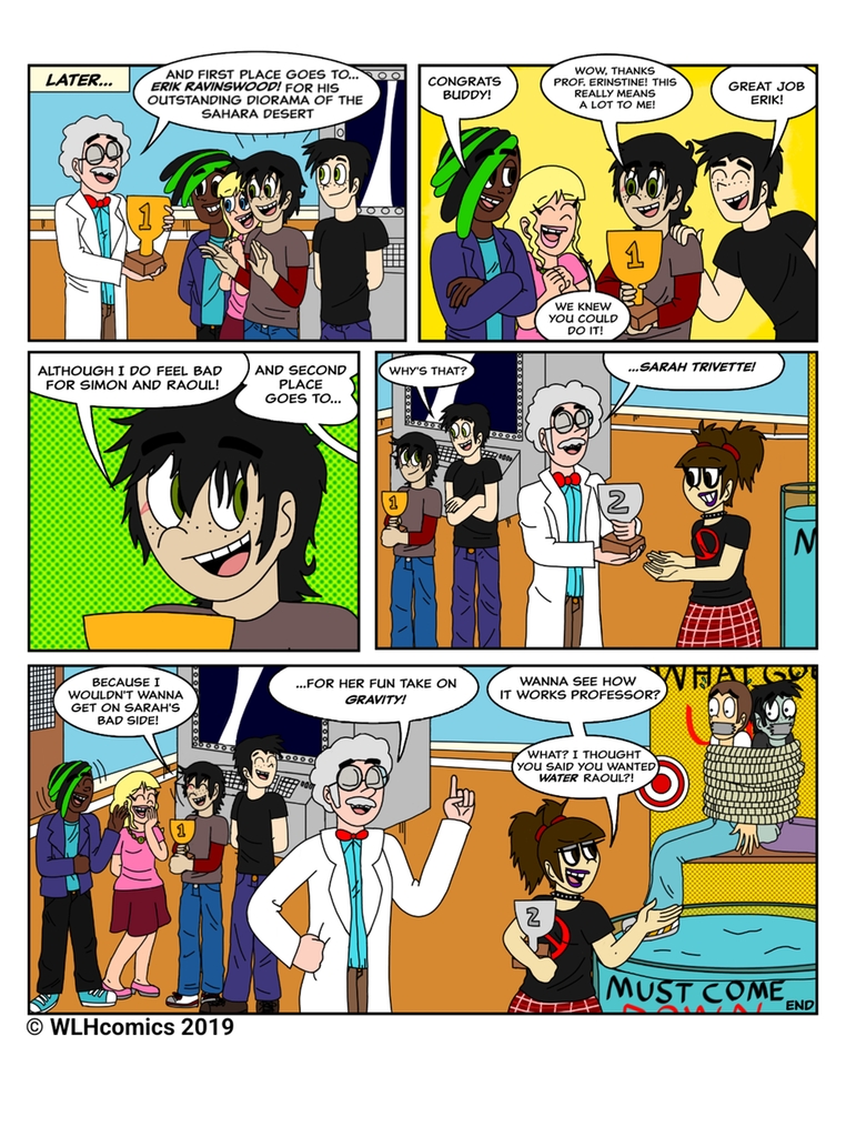 Water Lily High - Episode 5, Page 7: Science Un-Fair