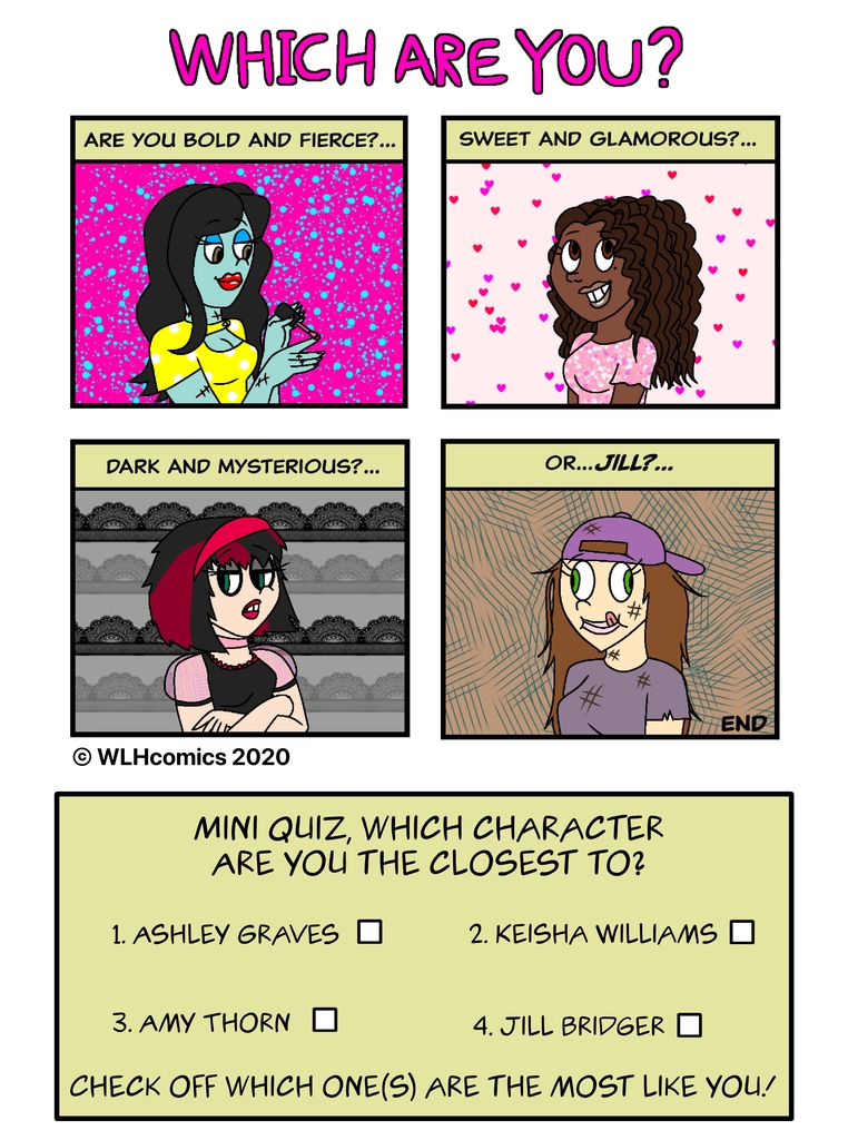 Water Lily High - Episode 6, Page 1: Which Are You?