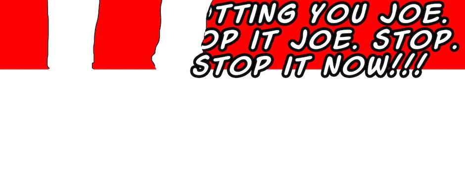 Joe vs Elan School - Episode 7, Page 9: Knock on Wood