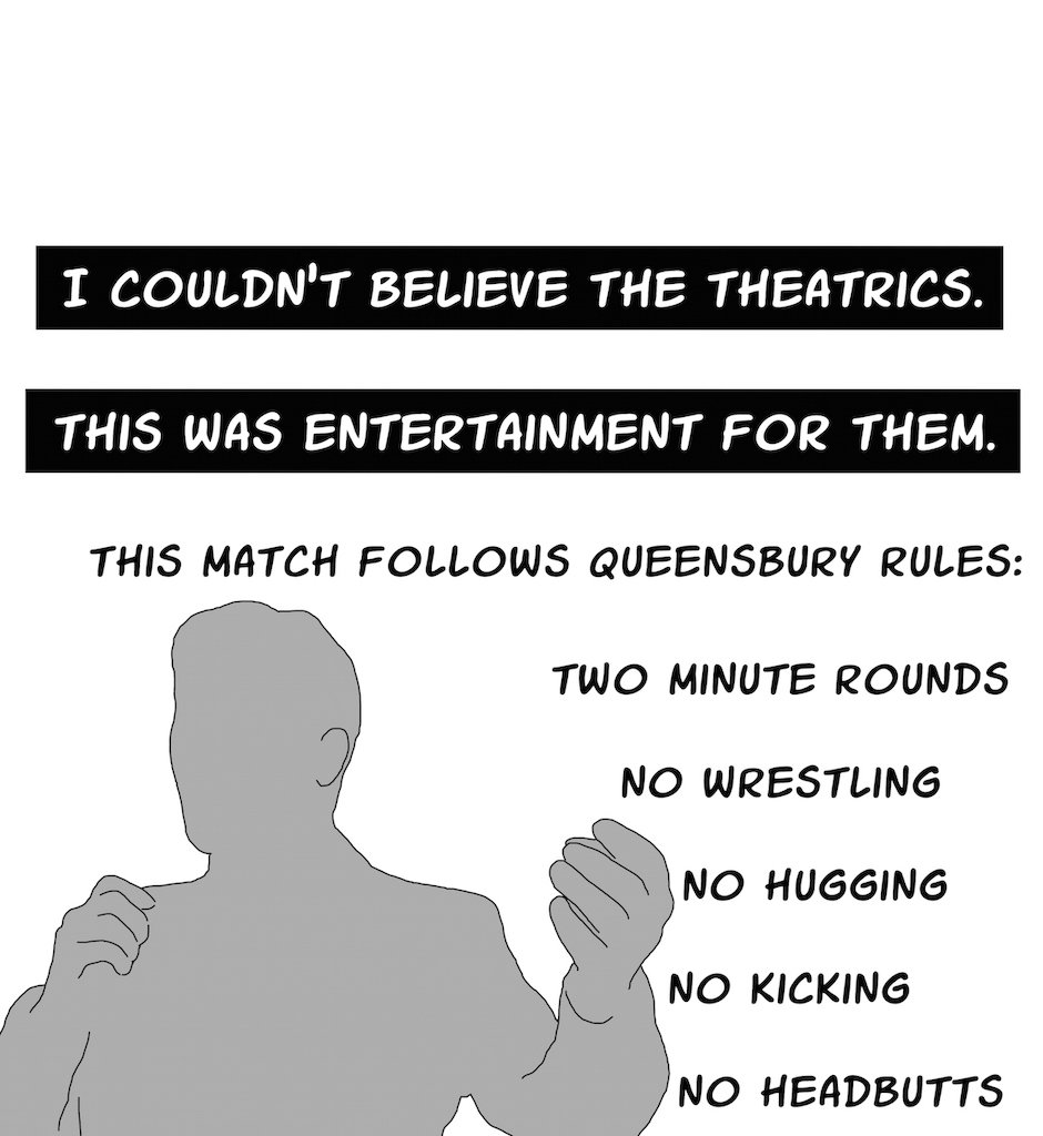 Joe vs Elan School - Episode 19, Page 7: The Ring