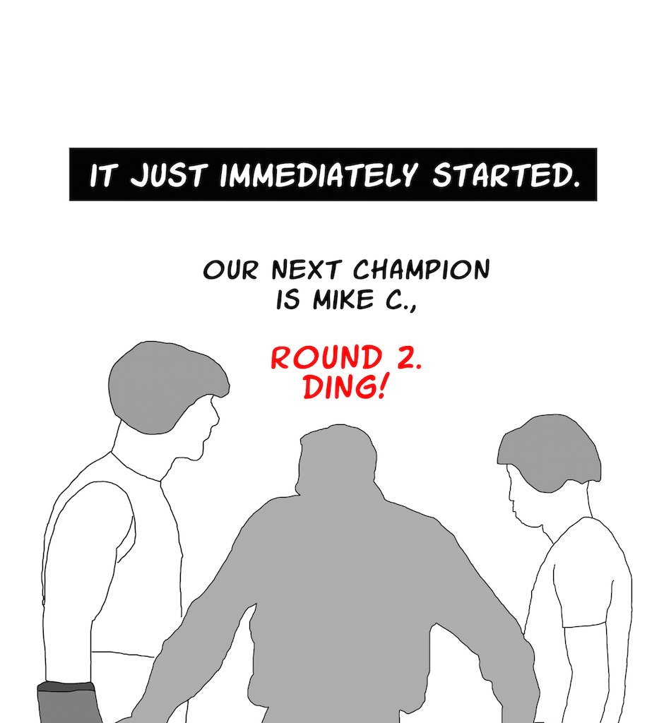 Joe vs Elan School - Episode 19, Page 13: The Ring