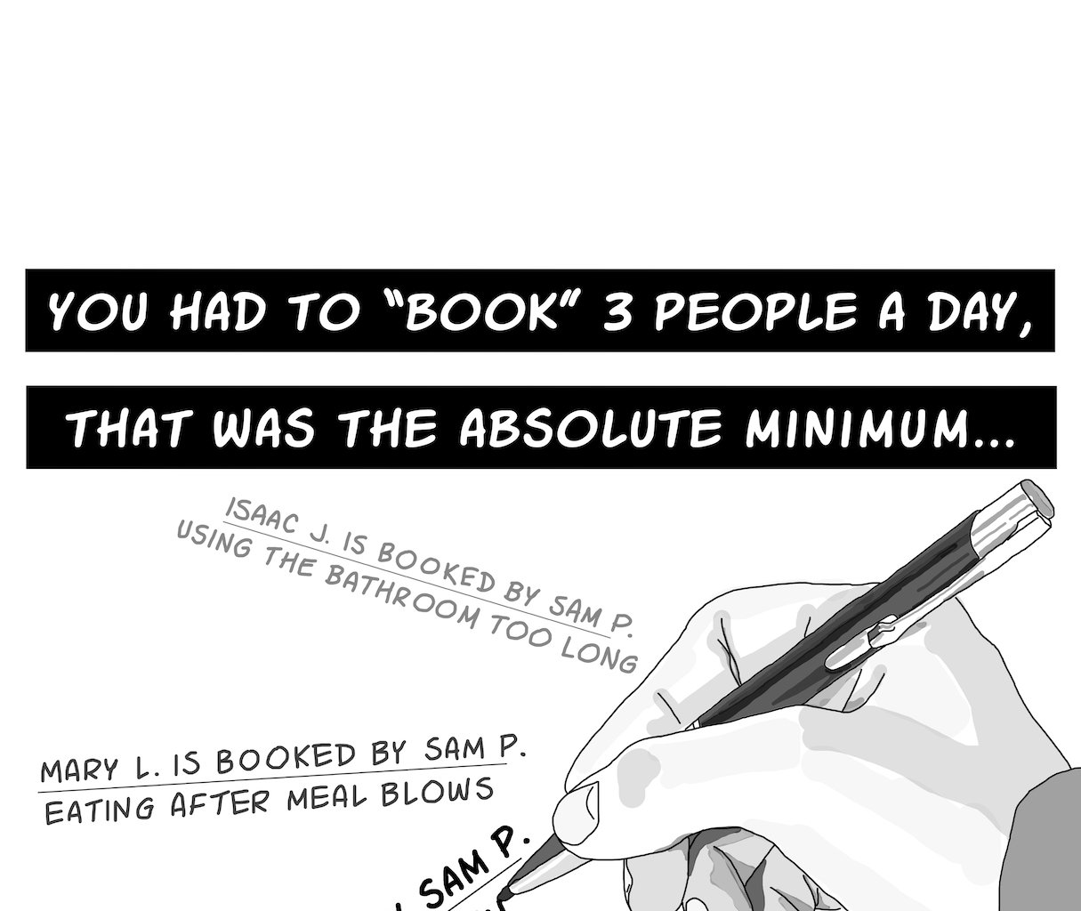 Joe vs Elan School - Episode 25, Page 8: House of Notebooks