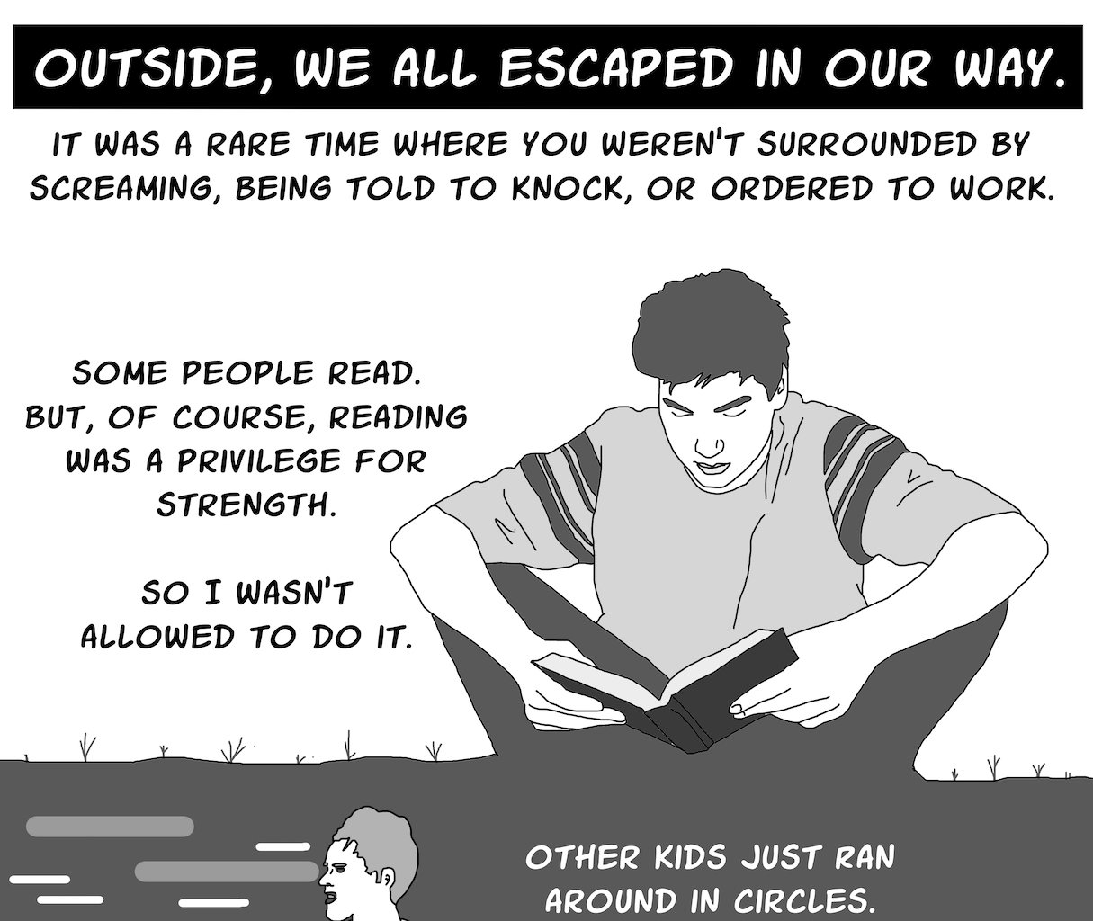 Joe vs Elan School - Episode 27, Page 4: Outside Time