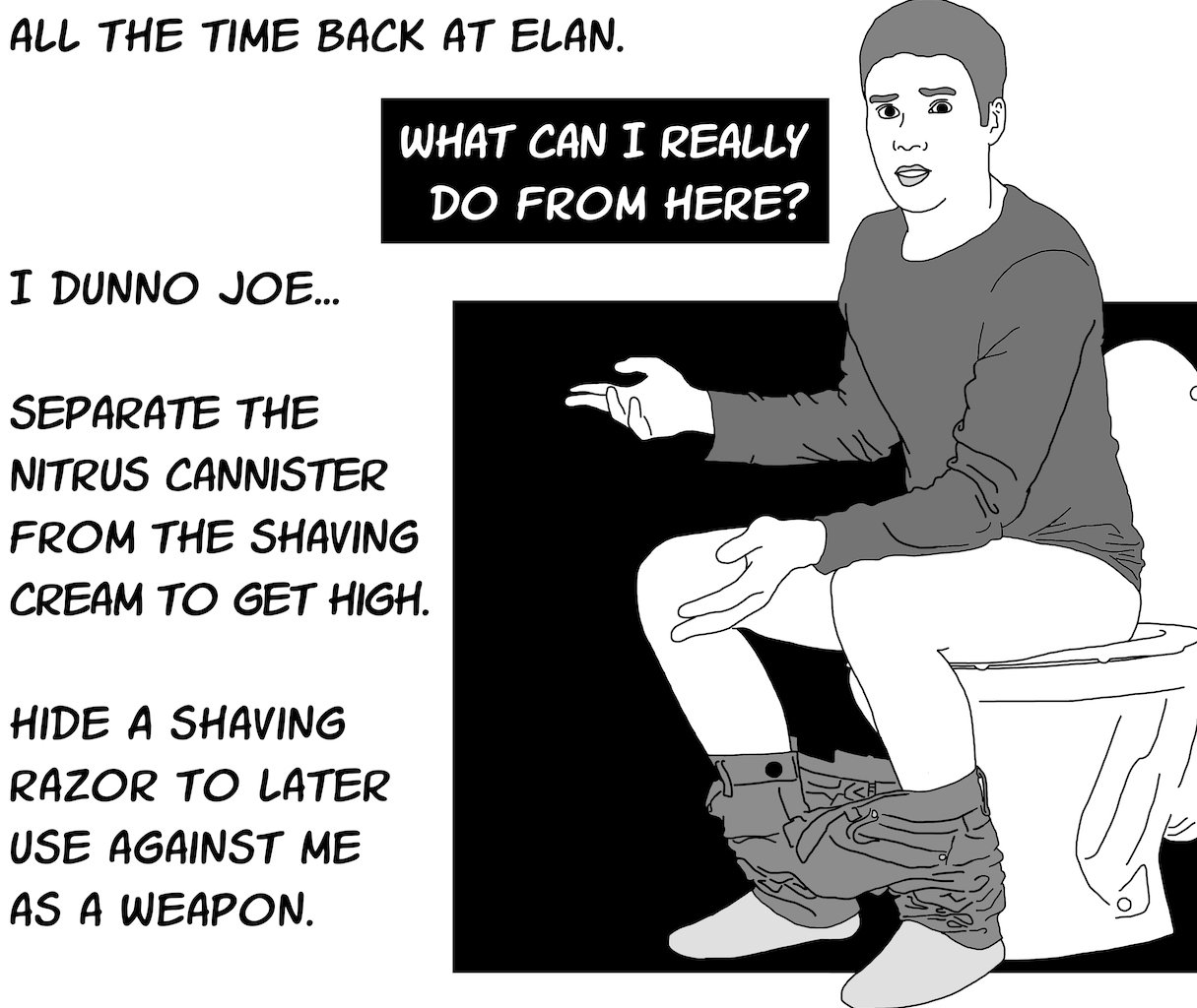 Joe vs Elan School - Episode 37, Page 9: Zig-Zag