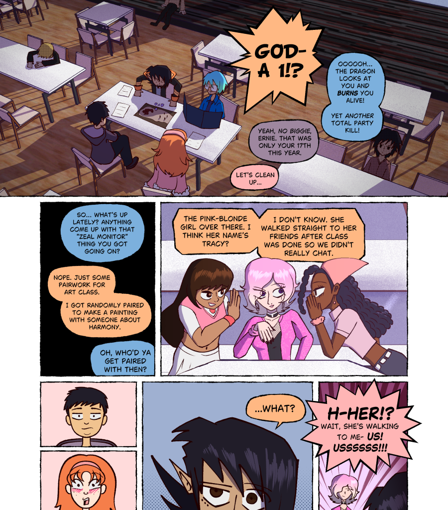 Life and Twisted Dreams - Episode 3, Page 4: Ch. 3 - Pairwork in Pink