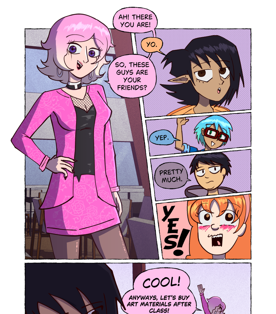 Life and Twisted Dreams - Episode 3, Page 5: Ch. 3 - Pairwork in Pink