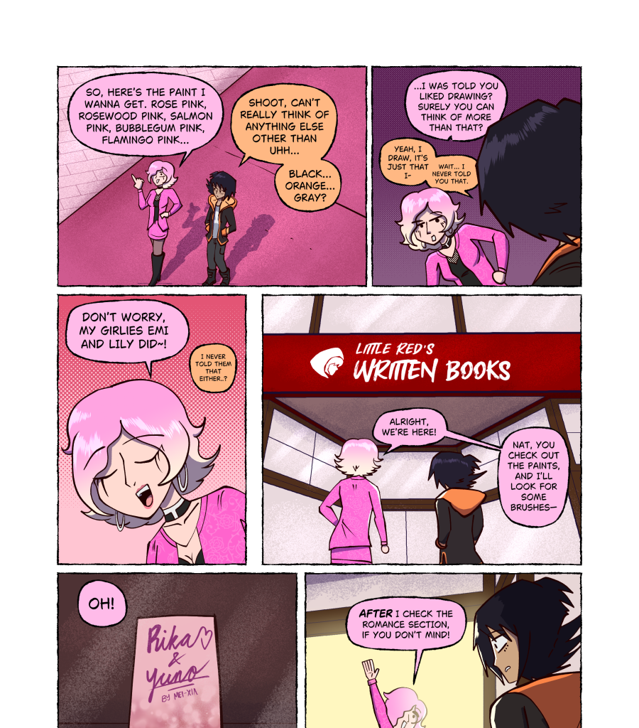Life and Twisted Dreams - Episode 3, Page 7: Ch. 3 - Pairwork in Pink