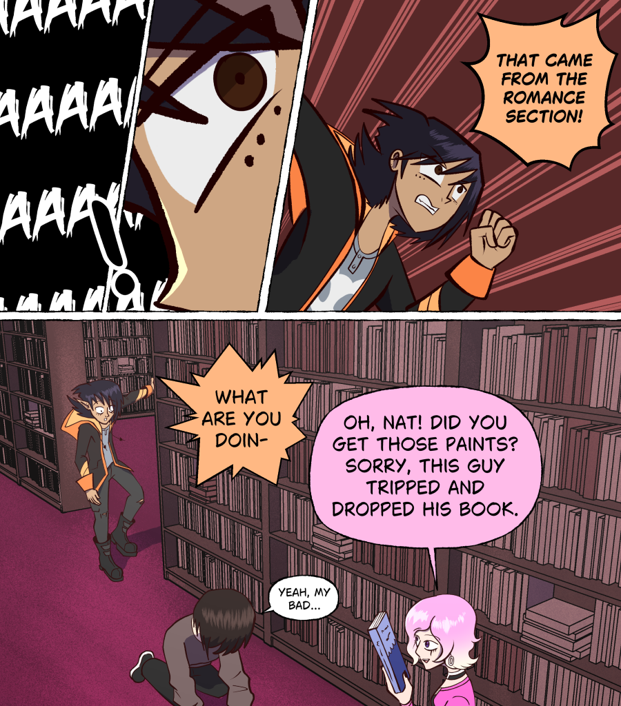 Life and Twisted Dreams - Episode 3, Page 9: Ch. 3 - Pairwork in Pink