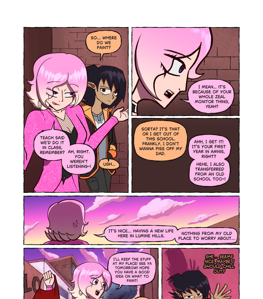 Life and Twisted Dreams - Episode 3, Page 11: Ch. 3 - Pairwork in Pink