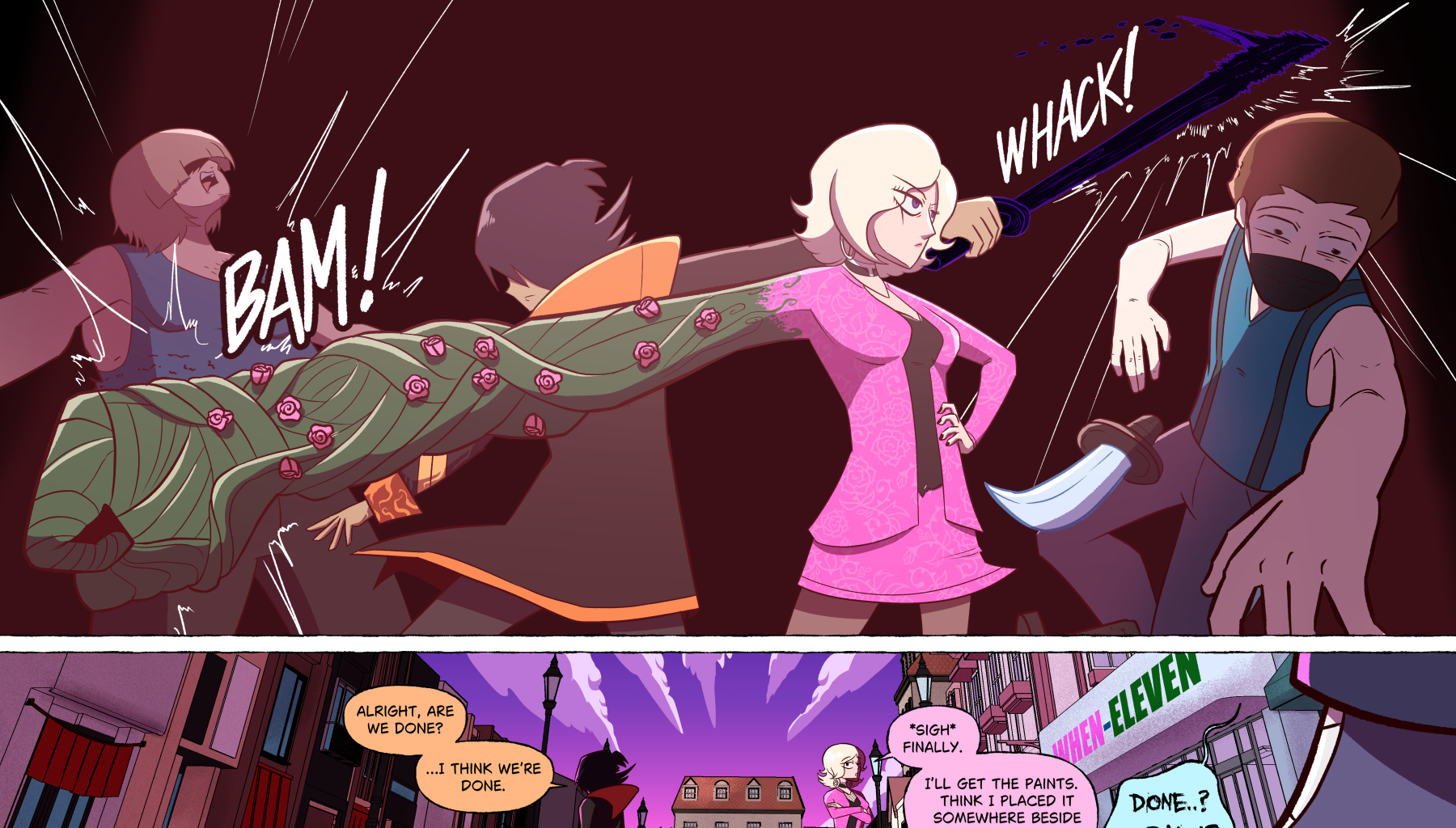 Life and Twisted Dreams - Episode 3, Page 24: Ch. 3 - Pairwork in Pink