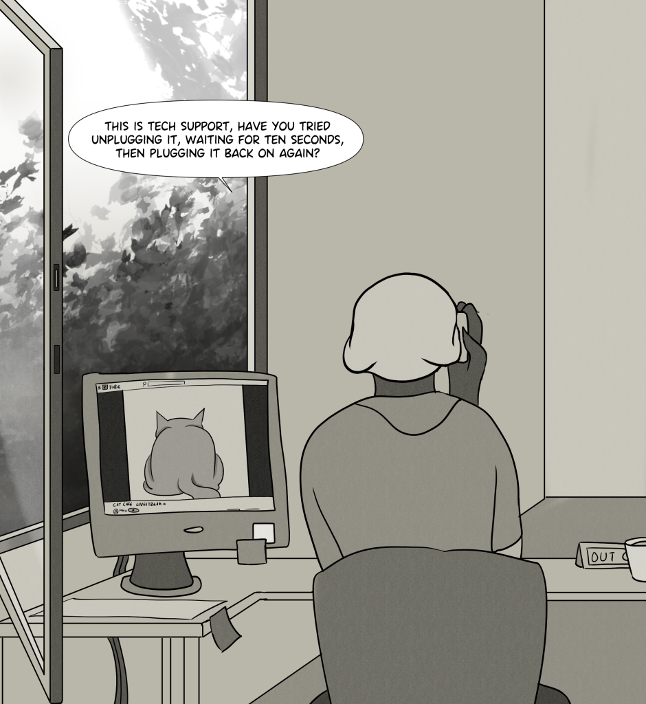 Tales from Tech Support - Episode 6, Page 1: Summer office