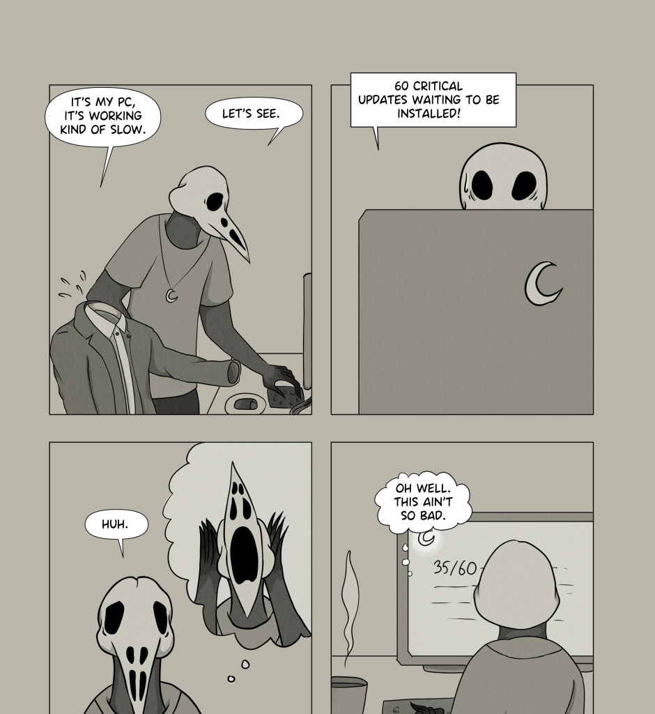 Tales from Tech Support - Episode 10, Page 1: The Update Problem