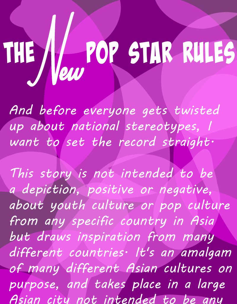 The NEW Pop Star Rules - Episode 1, Page 2: Prologue