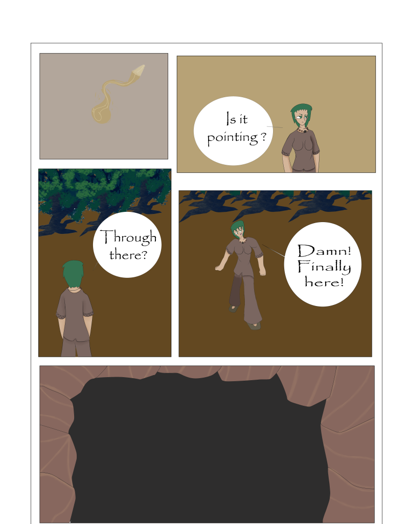 The Magical Gun-Scythe Legend - Episode 3, Page 3: The Cave (1)