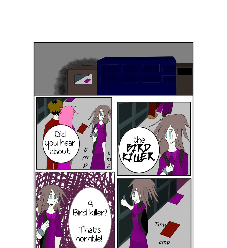 Dreams of Feathers and Wings - Episode 1, Page 4: Bird Killer !? (1)
