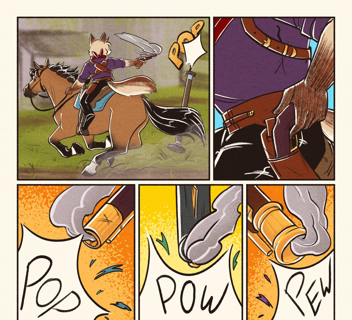 The Red Ledger - Episode 7, Page 1: 1-5 Pop Pow Pew