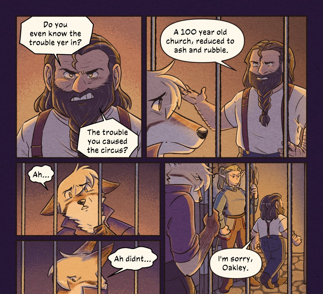 The Red Ledger - Episode 11, Page 1: 1-9 Ash and Rubble