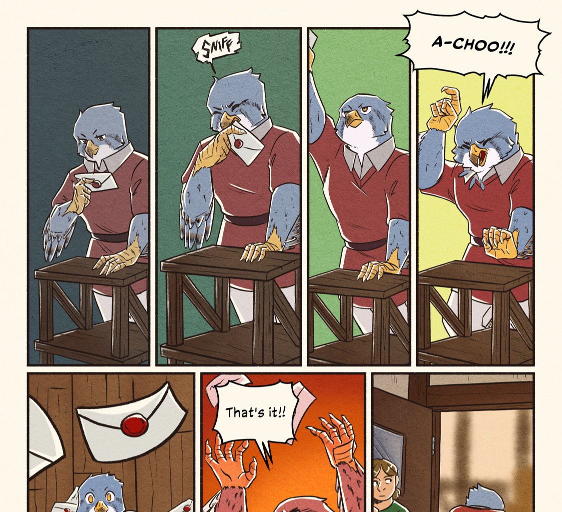 The Red Ledger - Episode 23, Page 1: 1-22 A-CHOO!
